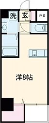 ライフコア駅南 ワンルームの間取図画像