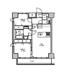 S-RESIDENCE押上South 5階2LDKの間取り
