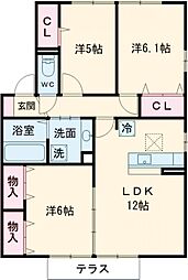 間取図画像 3LDK