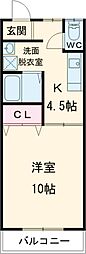 間取図画像 1K
