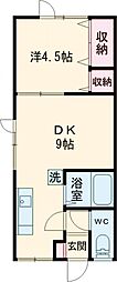間取図画像 1DK