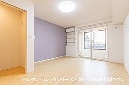 エムズガーデンＢ 206 2階ワンルームのリビング/ダイニング