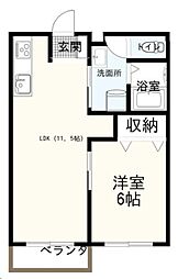 間取図画像 1LDK