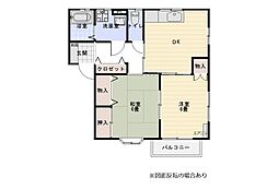 間取図画像 2DK