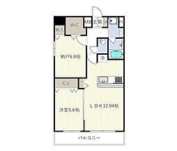 ＴＣＳ北浦和レジデンス 12階2LDKの間取り