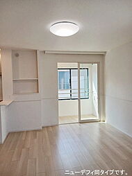 グラースソレイユ 201 2階1LDKのリビング/ダイニング