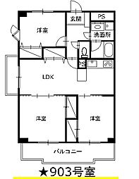 間取図画像 3LDK