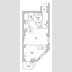 Chataigne　Foret　Otemachi 2階1LDKの間取り