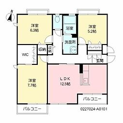間取図画像 3LDK