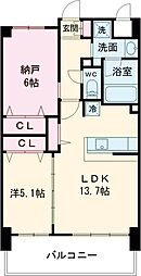 間取図画像 1SLK