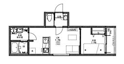 KEIAI RESIDENCE 久米川 1階1LDKの間取り