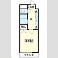 イーダッシュ新富町2階4.5万円