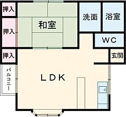 間取図画像 1LDK