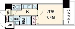 S-RESIDENCE国泰寺町一丁目 1302 13階1Kの間取り