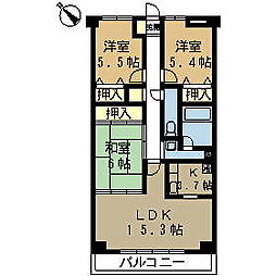 間取図画像 3LDK
