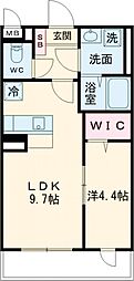 Ｌａ・ｍａｉｓｏｎ高崎 1階1LDKの間取り