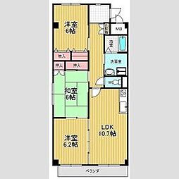 アードバンスS・T 2階3LDKの間取り