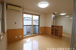 JR磐越西線 郡山富田駅 徒歩10分の賃貸アパート 2階1LDKのリビング/ダイニング