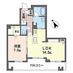 ＭＯＮＯＬＩＴＨ（モノリス） 204 2階1LDKの間取り