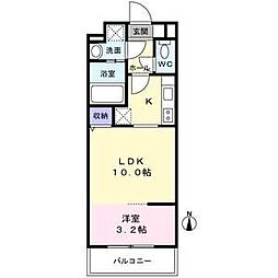 (仮称)長町6丁目新築マンション 4階1LDKの間取り