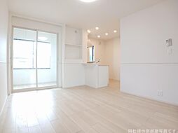 ムゲット 203 2階1LDKのリビング/ダイニング