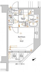 DIPS板橋駅前公園 2階1Kの間取り