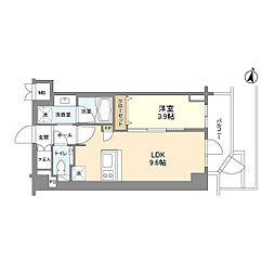 スタイリオ渋谷南平台 101 地下1階1LDKの間取り