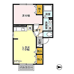 間取図画像 1LDK
