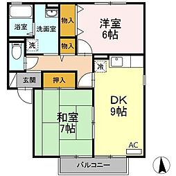 間取図画像 2DK