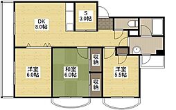 大地マンション 1階3SDKの間取り