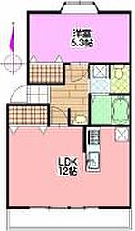 間取図画像 1LDK