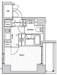 ベルグレードYS 1Kの間取図画像