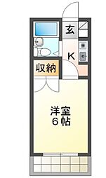 間取図画像 1K