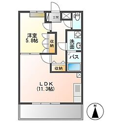 間取図画像 1LDK