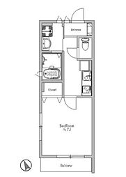 Ｃａｓａ　ｐｉｋｏ（カーサピコ） 1階1Kの間取り