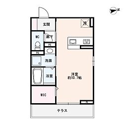 間取図画像 ワンルーム