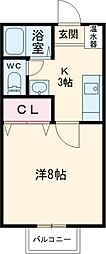 間取図画像 1K