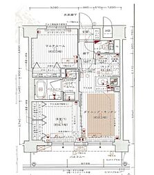 近鉄京都線 東寺駅 徒歩6分の賃貸マンション 1階2DKの間取り