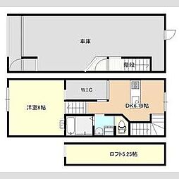 REGA松江 1階1DKの間取り