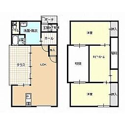 COUCOU松島 1階3LDKの間取り