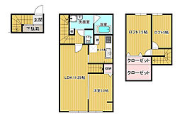 Road＆Sky 2階3LDKの間取り