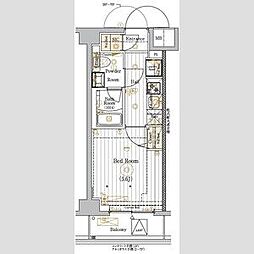 JR京浜東北・根岸線 西川口駅 徒歩11分の賃貸マンション 6階1Kの間取り