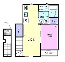 間取図画像 1LDK