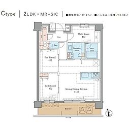 間取図画像 2SLDK