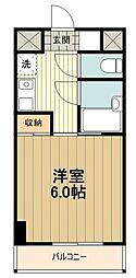 エスパシオ 5階1Kの間取り