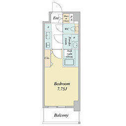 プレイズシード四日市 904 9階1Kの間取り