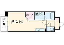 フェニックスハイツ八王寺 1001 10階1Kの間取り