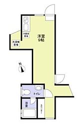 ニシオギソウ 2 1階1SDKの間取り