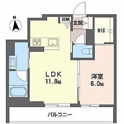 JR東北本線 郡山駅 バス21分 図景二丁目下車 徒歩10分の賃貸マンション 1階1LDKの間取り