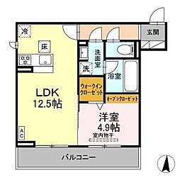 間取図画像 1LDK